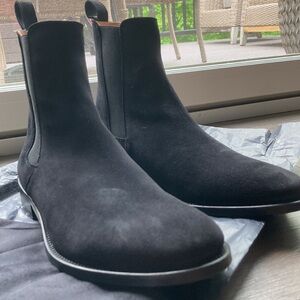 ORO Los Angeles The Classic Chelsea Black Boots Mens 11 Suede Handmade Boots